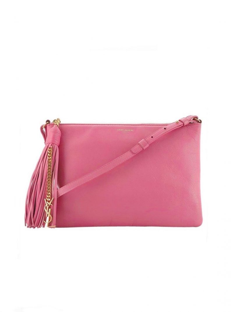 SAINT LAURENT Tracolla piatta