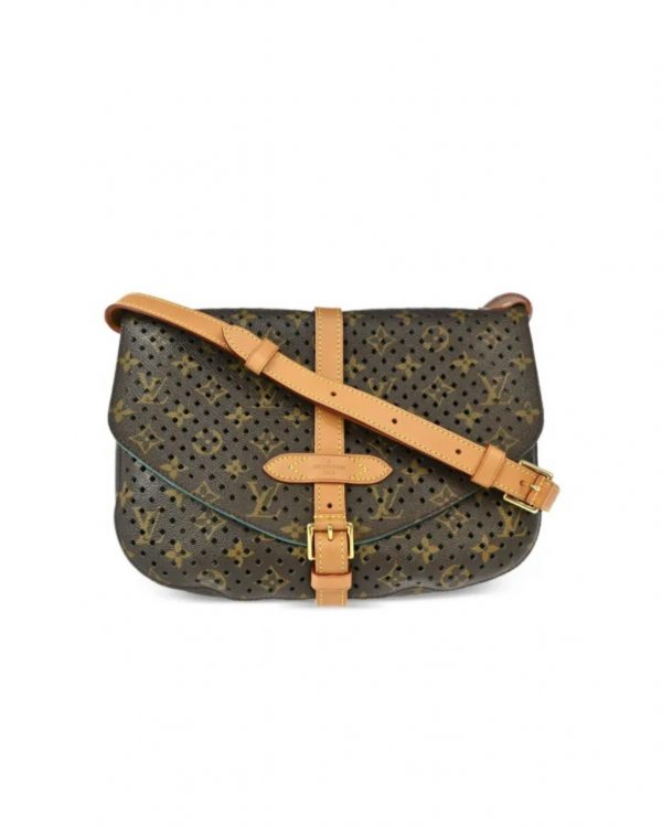 LOUIS VUITTON Saumur Perforated