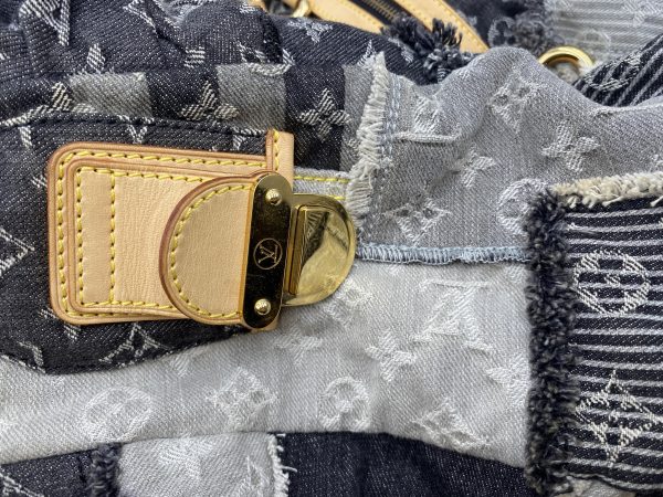 LOUIS VUITTON Cabby Patchwork denim – Bild 9