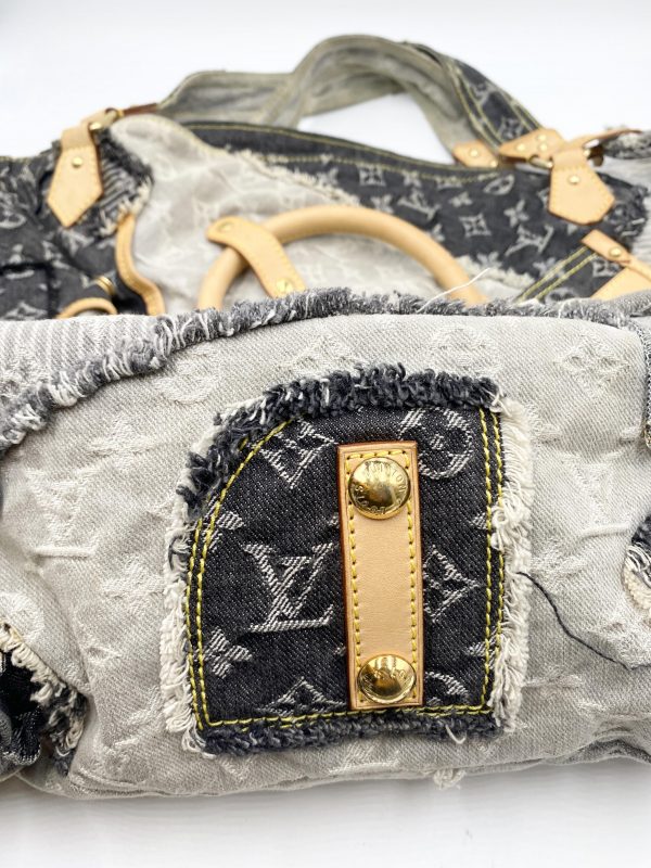 LOUIS VUITTON Cabby Patchwork denim – Bild 7