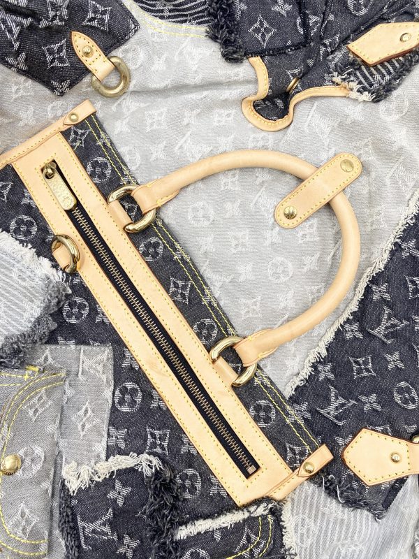 LOUIS VUITTON Cabby Patchwork denim – Bild 5