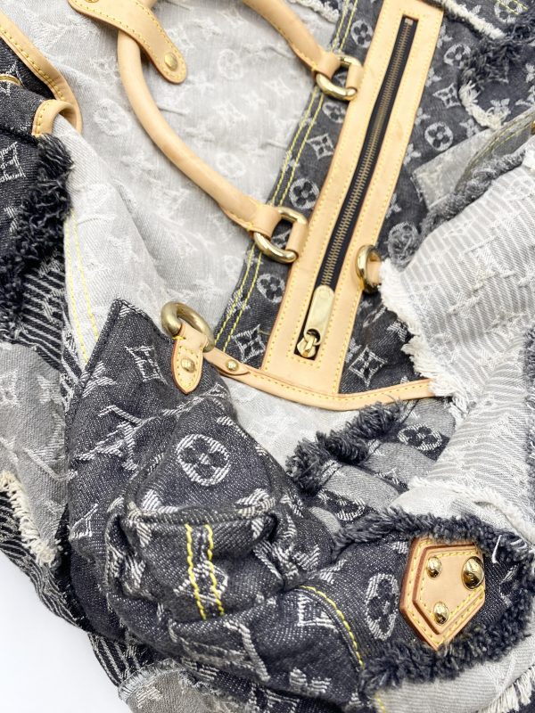 LOUIS VUITTON Cabby Patchwork denim – Bild 8