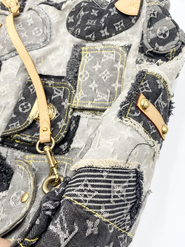 LOUIS VUITTON Cabby Patchwork denim – Bild 11