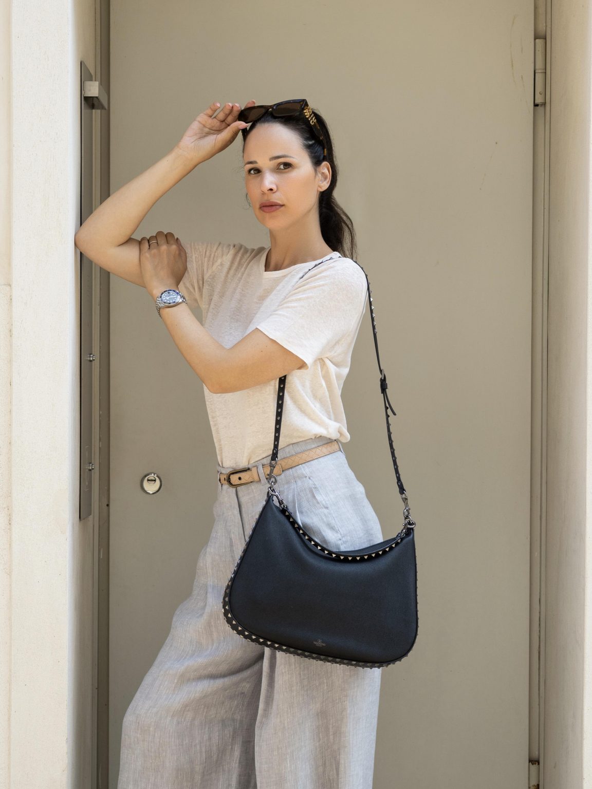 VALENTINO rockstud hobo