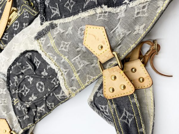 LOUIS VUITTON Cabby Patchwork denim – Bild 12
