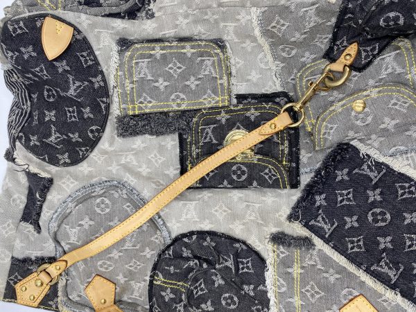 LOUIS VUITTON Cabby Patchwork denim – Bild 10