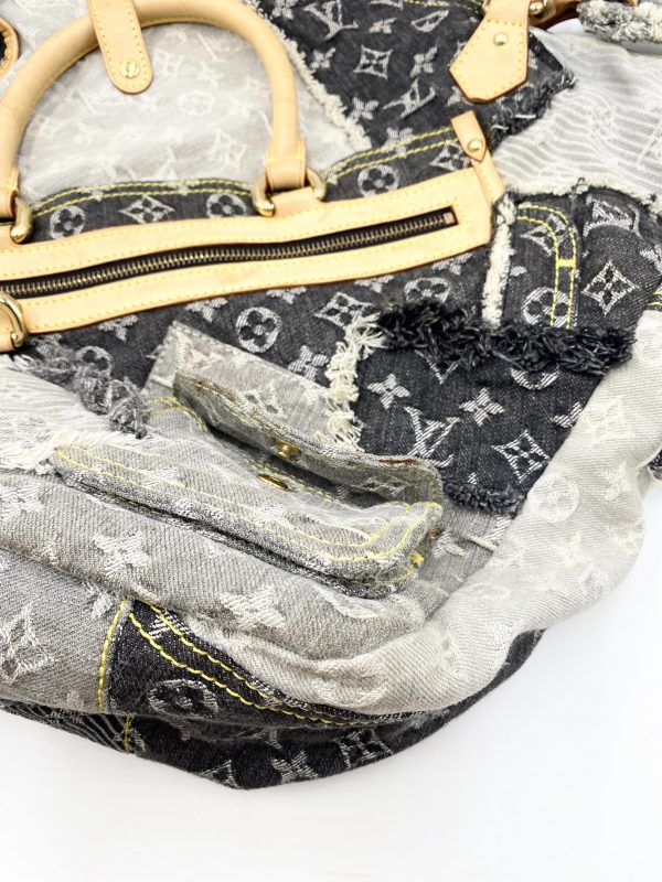 LOUIS VUITTON Cabby Patchwork denim – Bild 6
