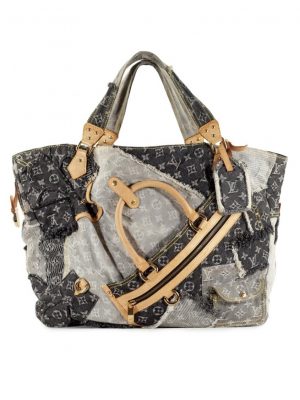 LOUIS VUITTON Cabby Patchwork denim